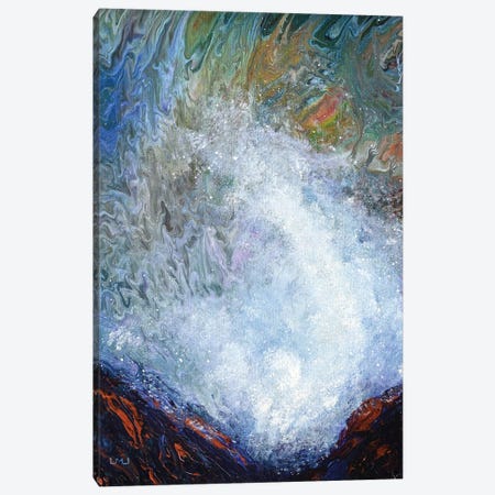 Spouting Horns At Depoe Bay Canvas Print #LAI122} by Laura Iverson Art Print