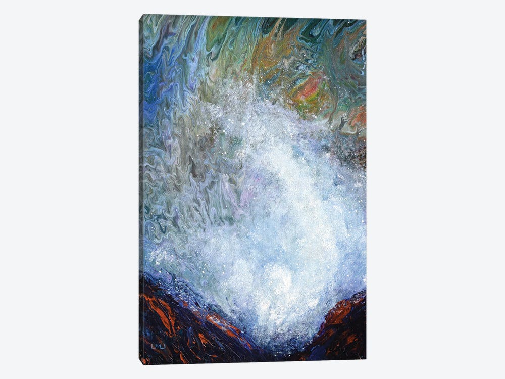 Spouting Horns At Depoe Bay by Laura Iverson 1-piece Canvas Wall Art