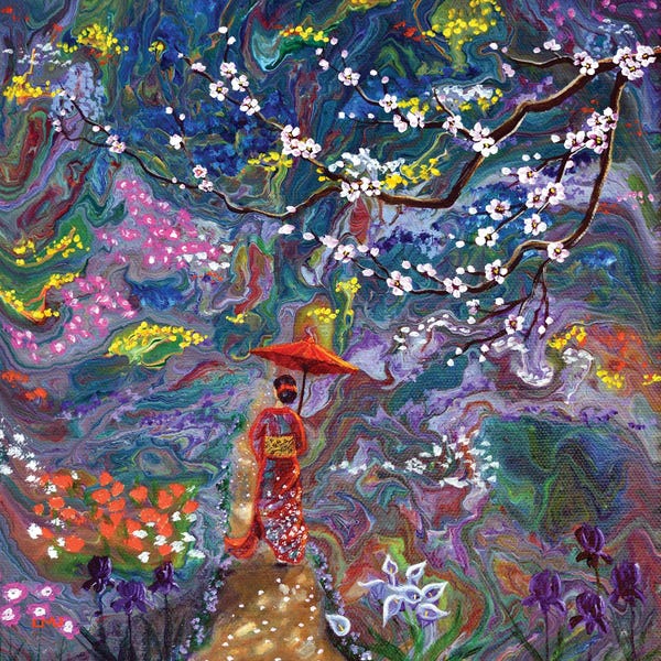 Laura Iverson: Stroll Through A Mystic Garden by Laura Iverson