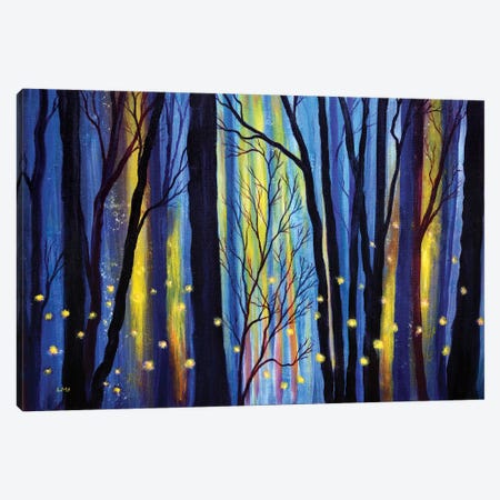 Fireflies In Winter Light Canvas Print #LAI130} by Laura Iverson Canvas Wall Art