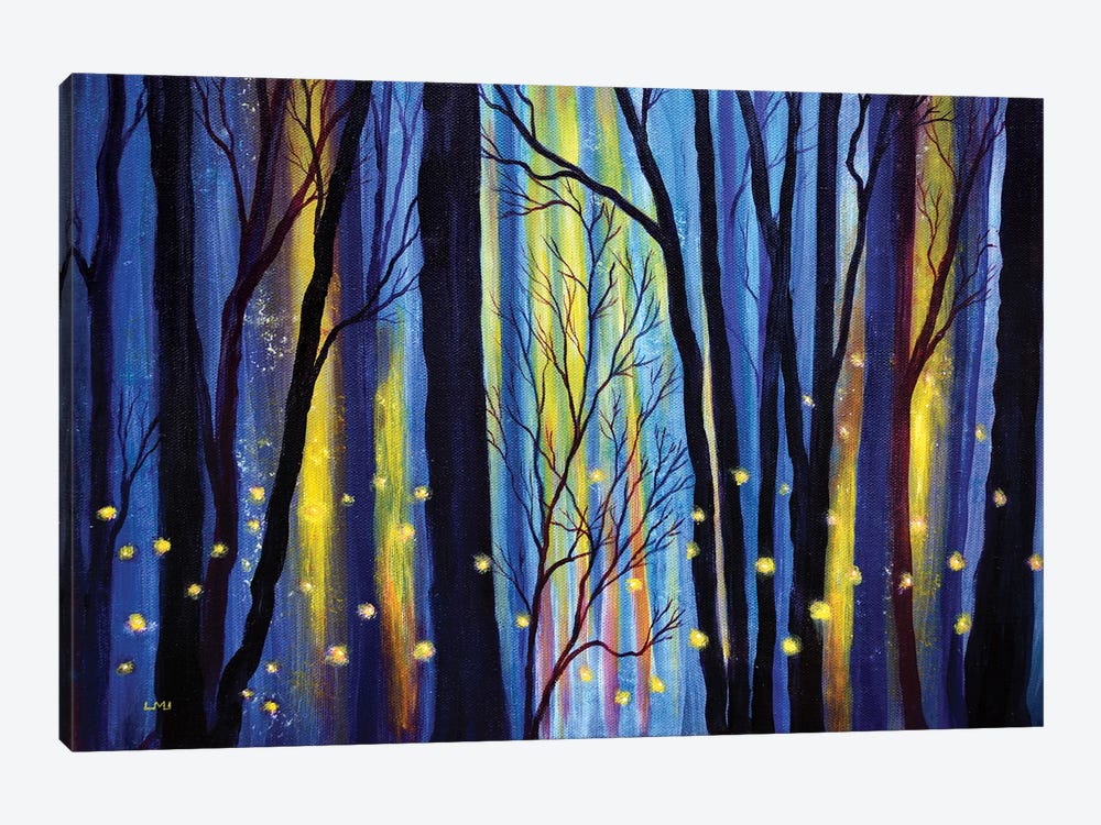Fireflies In Winter Light by Laura Iverson 1-piece Canvas Art Print