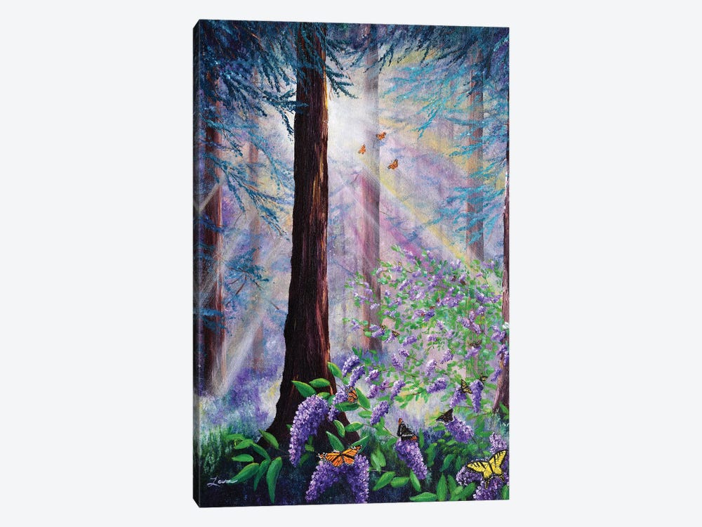 Butterfly Grove In Redwood Forest by Laura Iverson 1-piece Art Print