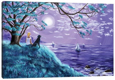 A Breeze From The Bay Canvas Art Print - Laura Iverson