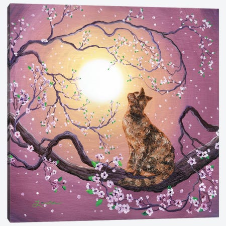 Cherry Blossom Waltz Canvas Print #LAI24} by Laura Iverson Canvas Print