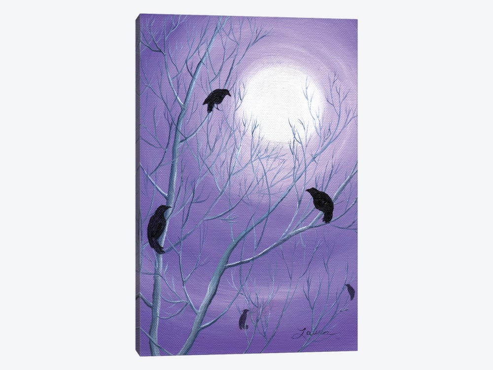 Crows On Empty Branches by Laura Iverson 1-piece Art Print