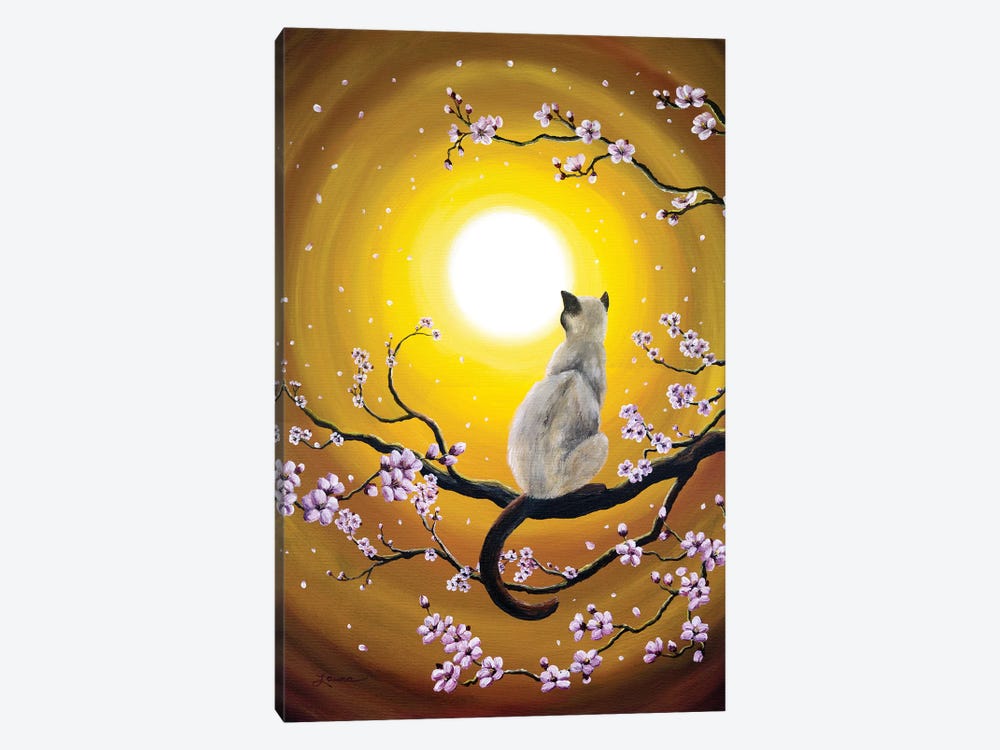 Golden Afternoon Sakura by Laura Iverson 1-piece Canvas Print