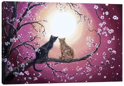 A Shared Moment Canvas Art Print - Laura Iverson