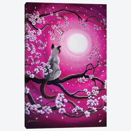 Magenta Morning Sakura Canvas Print #LAI51} by Laura Iverson Canvas Print