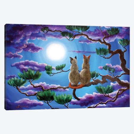 Alone In The Treetops Canvas Print #LAI7} by Laura Iverson Canvas Artwork