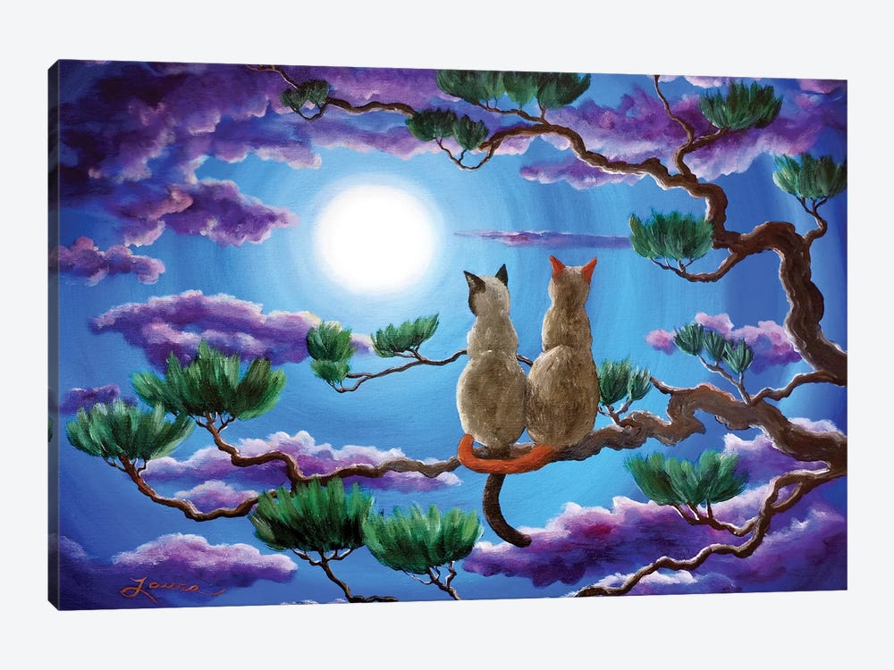 Alone In The Treetops by Laura Iverson 1-piece Canvas Print