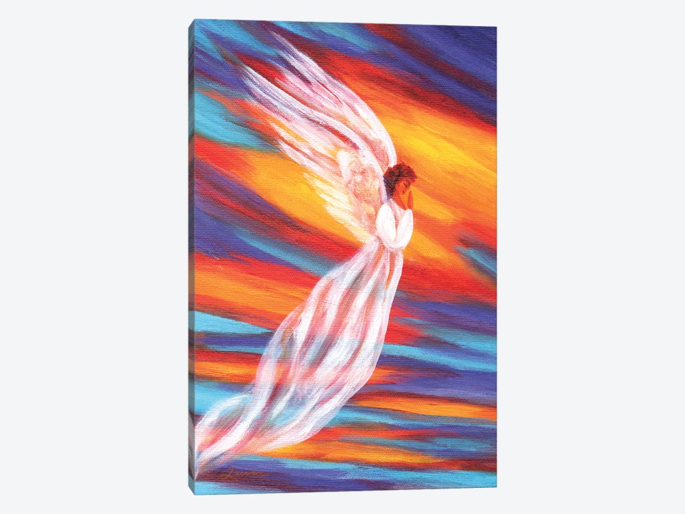 Southwest Sunset Angel by Laura Iverson 1-piece Canvas Art