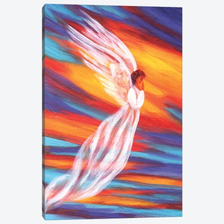 Southwest Sunset Angel Canvas Print #LAI93} by Laura Iverson Canvas Print