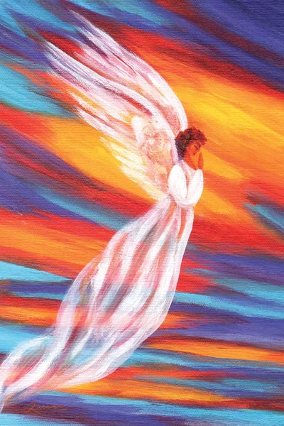 Laura Iverson: Southwest Sunset Angel by Laura Iverson