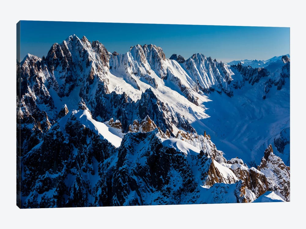 France, Chamonix, Alps, View From Aiguille du Midi I 1-piece Art Print