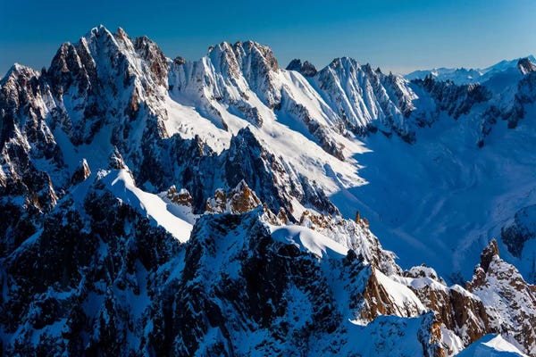 Mikolaj Gospodarek: France, Chamonix, Alps, View From Aiguille du Midi I by Mikolaj Gospodarek