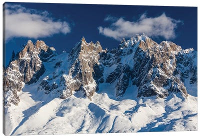 France, Chamonix, Alps, View From Brevent Canvas Art Print