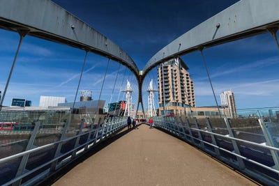 Media City, Manchester, Great Britain III by Mikolaj Gospodarek framed wall art