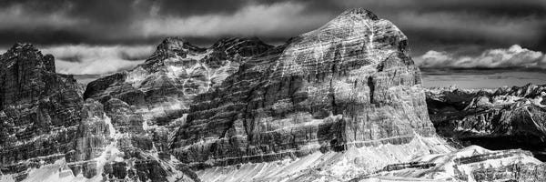 Veneto: Tofane, Dolomites, Italy (B&W) by Mikolaj Gospodarek