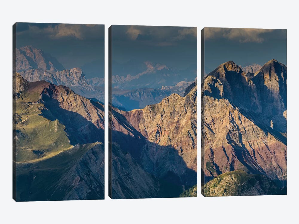 Italy, Alps, Dolomites, Col Margherita Park II by Mikolaj Gospodarek 3-piece Canvas Wall Art