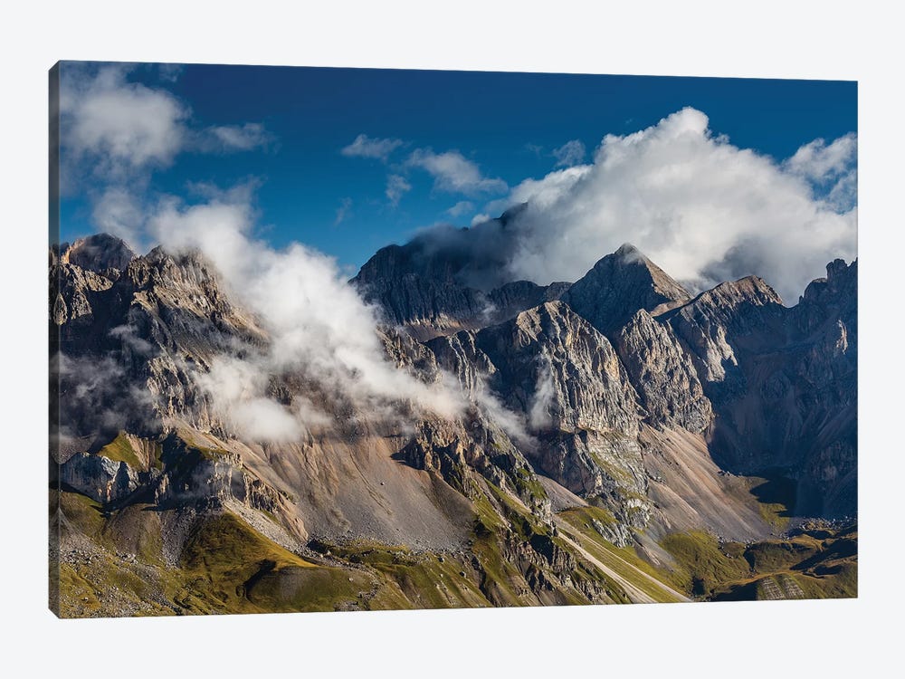 Italy, Alps, Dolomites, Col Margherita Park III 1-piece Canvas Art Print