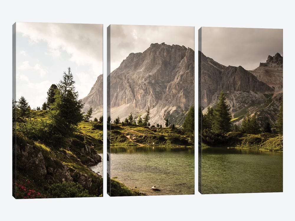 Italy, Alps, Dolomites, Lago di Limides I by Mikolaj Gospodarek 3-piece Art Print