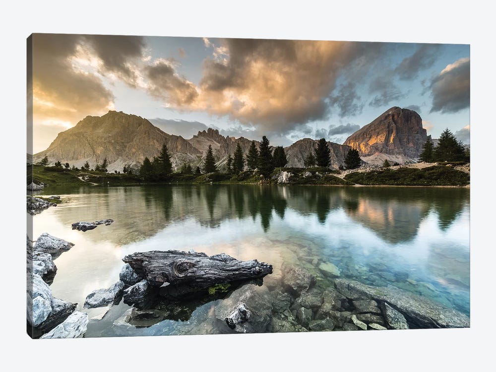 Italy, Alps, Dolomites, Lago di Limides IV by Mikolaj Gospodarek 1-piece Canvas Wall Art