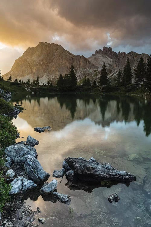 Italy, Alps, Dolomites, Lago di Limides V