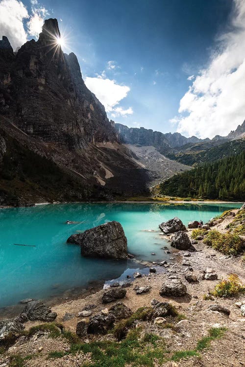 Italy, Alps, Dolomites, Mountains, Lago di Sorapiss I