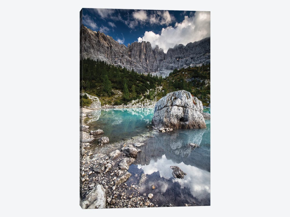 Italy, Alps, Dolomites, Mountains, Lago di Sorapiss II by Mikolaj Gospodarek 1-piece Canvas Wall Art
