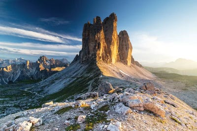 Italy, Alps, Dolomites, Mountains, Tre Cime di Lavaredo I by Mikolaj Gospodarek art print