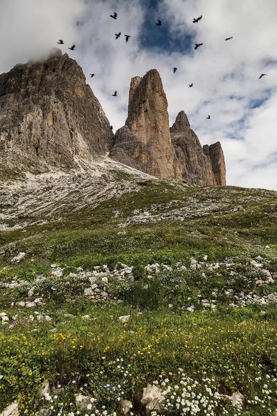 Italy, Alps, Dolomites, Mountains, Tre Cime di Lavaredo IV by Mikolaj Gospodarek multi panel art