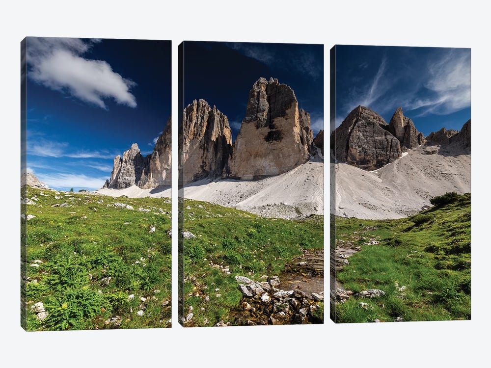 Italy, Alps, Dolomites, Mountains, Tre Cime di Lavaredo V by Mikolaj Gospodarek 3-piece Art Print