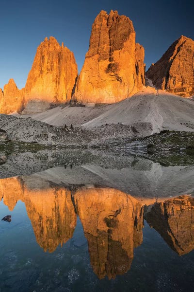 Italy, Alps, Dolomites, Mountains, Tre Cime di Lavaredo VII by Mikolaj Gospodarek canvas print