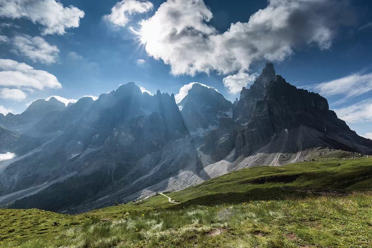 Italy, Alps, Dolomites, Passo Rolle. Pale di San Martino I