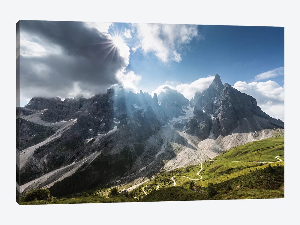 Italy, Alps, Dolomites, Passo Rolle. Pale di San Martino II by Mikolaj Gospodarek 1-piece Canvas Wall Art