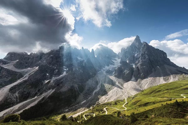 Italy, Alps, Dolomites, Passo Rolle. Pale di San Martino II