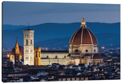 Italy, Tuscany, Florence - Florence Cathedral I Canvas Art Print - Churches & Places of Worship