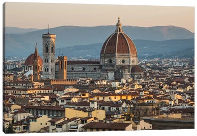 Italy, Tuscany, Florence - Florence Cathedral II Canvas Art Print - Dome Art