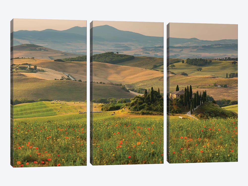 Italy, Tuscany, Province of Siena, Crete Senesi IV by Mikolaj Gospodarek 3-piece Art Print