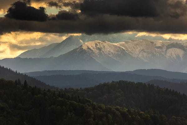 Europe, Slovakia, Tatra Mountains, View from Lesnické sedlo I