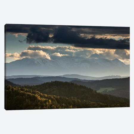 Europe, Slovakia, Tatra Mountains, View from Lesnické sedlo II Canvas Print #LAJ260} by Mikolaj Gospodarek Canvas Wall Art