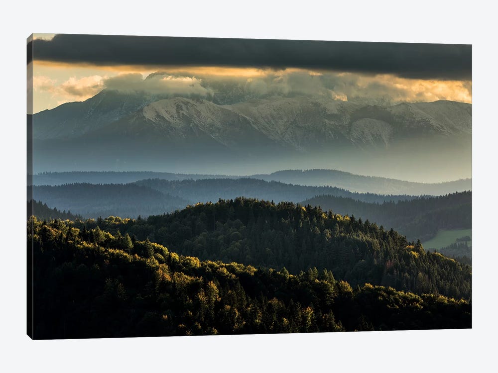 Europe, Slovakia, Tatra Mountains, View from Lesnické sedlo III by Mikolaj Gospodarek 1-piece Canvas Print