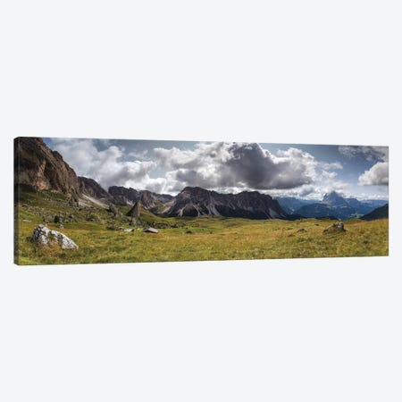 Europe, Italy, Alps, Dolomites, South Tyrol, Val Gardena, View From Malga Pieralongia Alm Canvas Print #LAJ279} by Mikolaj Gospodarek Canvas Print