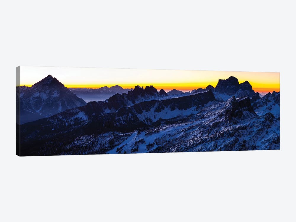 Europe, Italy, Alps, View From Lagazuoi. Winter Dolomites I by Mikolaj Gospodarek 1-piece Canvas Artwork
