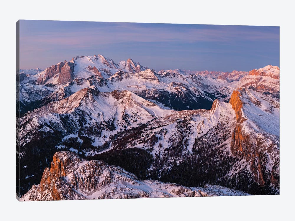 Europe, Italy, Alps, View From Lagazuoi. Winter Dolomites II by Mikolaj Gospodarek 1-piece Canvas Print