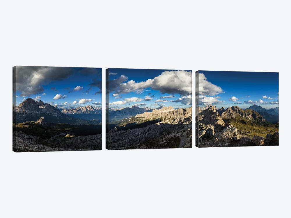 Europe, Italy, Alps, Dolomites, View From Rifugio Nuvolau by Mikolaj Gospodarek 3-piece Canvas Artwork