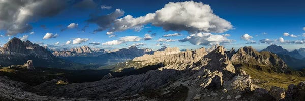 Europe, Italy, Alps, Dolomites, View From Rifugio Nuvolau