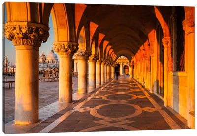 Italy, Venice V Canvas Art Print - Column Art