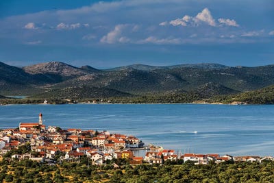 Croatia, Murter, Betina by Mikolaj Gospodarek framed canvas print