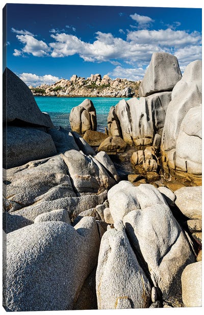 France, Corsica, Lavezzi I Canvas Art Print - Rock Art